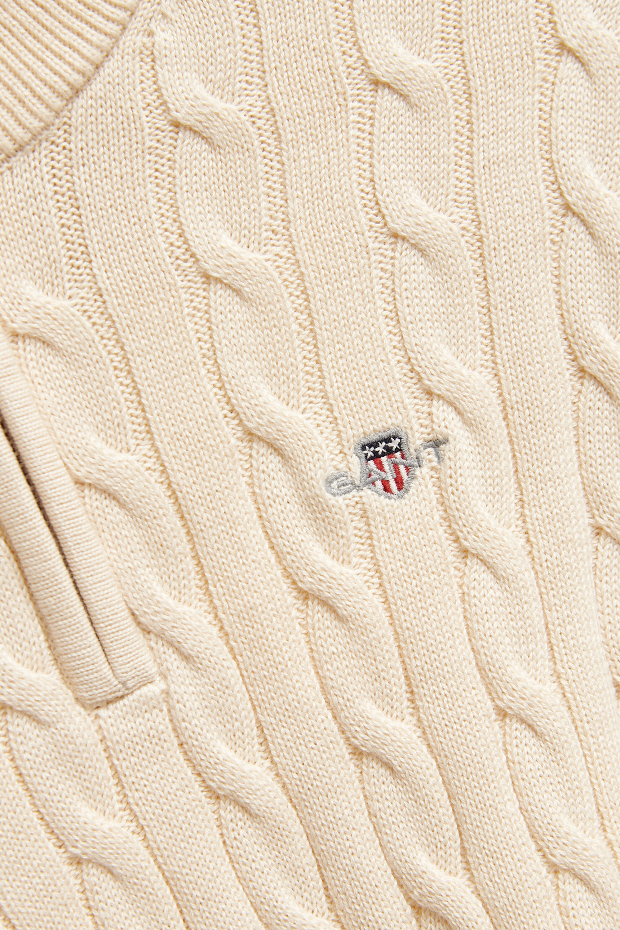 Teen Boys Shield sweater med halv lynlås