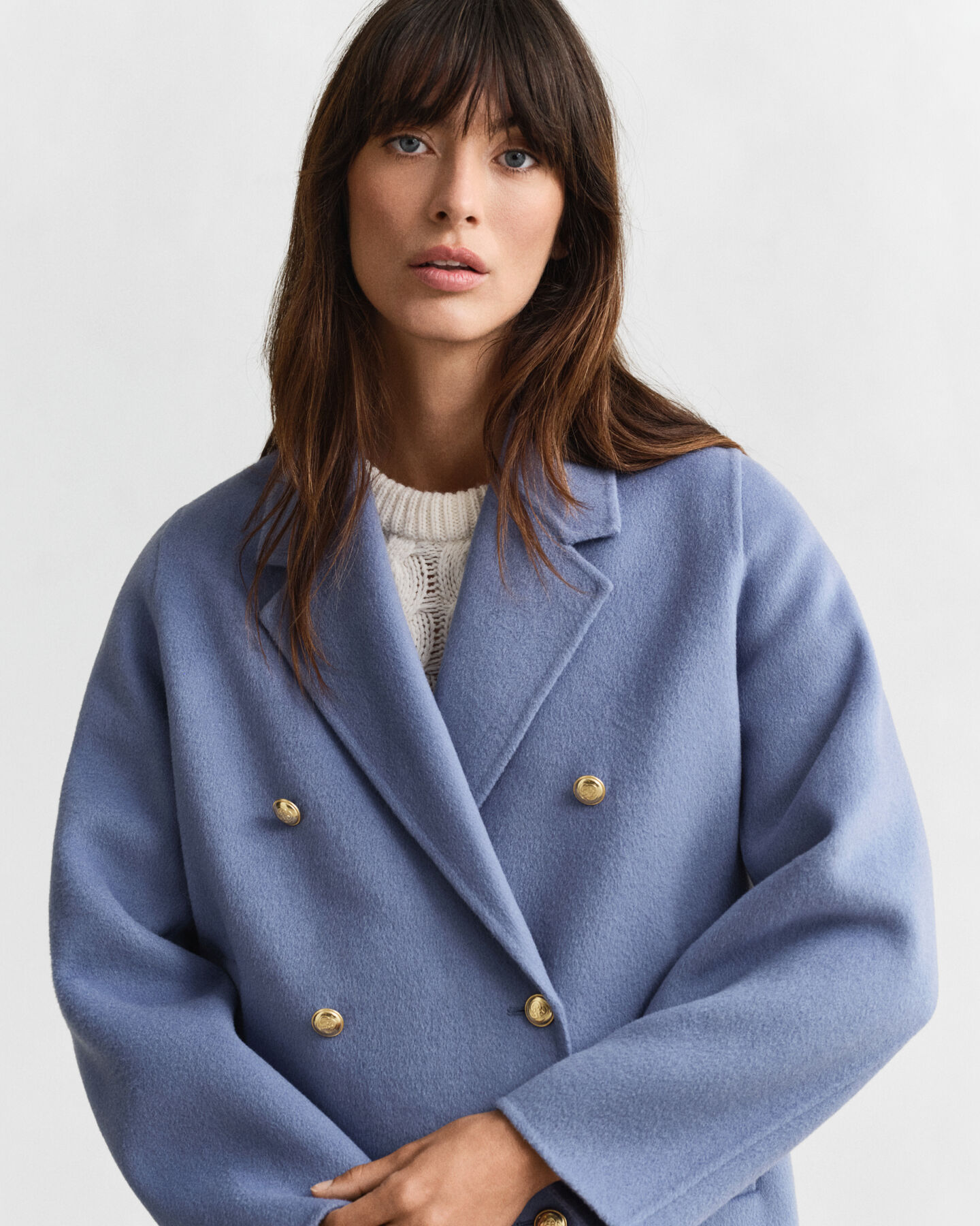 Sømandsjakke med håndsyede detaljer