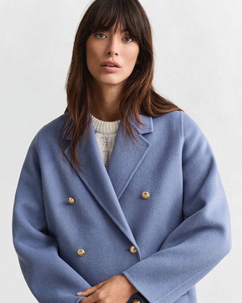 Sømandsjakke med håndsyede detaljer