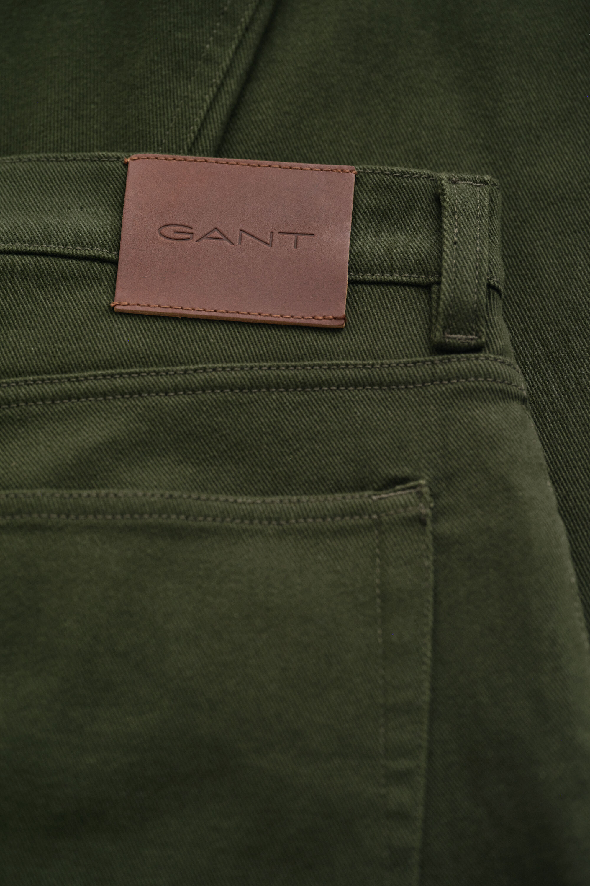 Regular fit jeans i twill