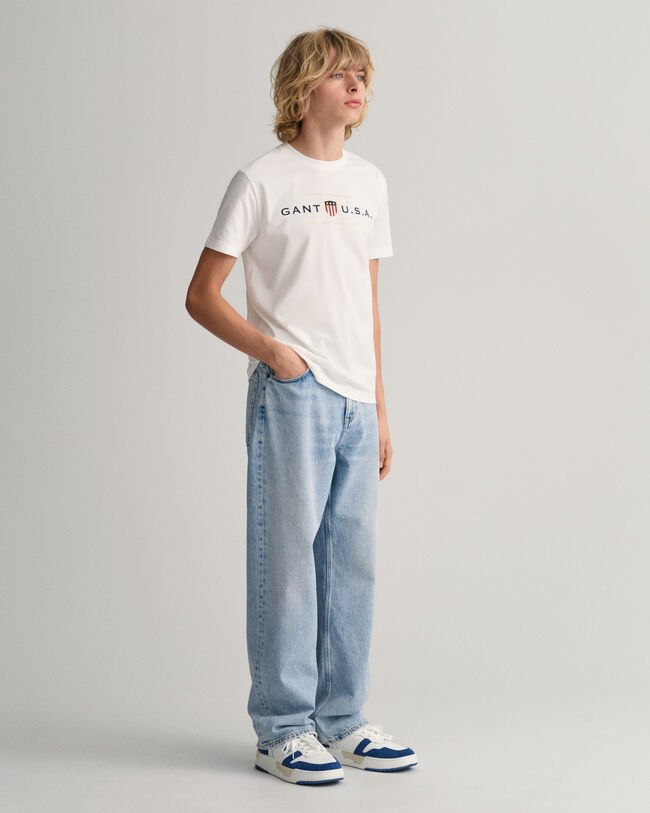 Teens Banner Shield T-shirt