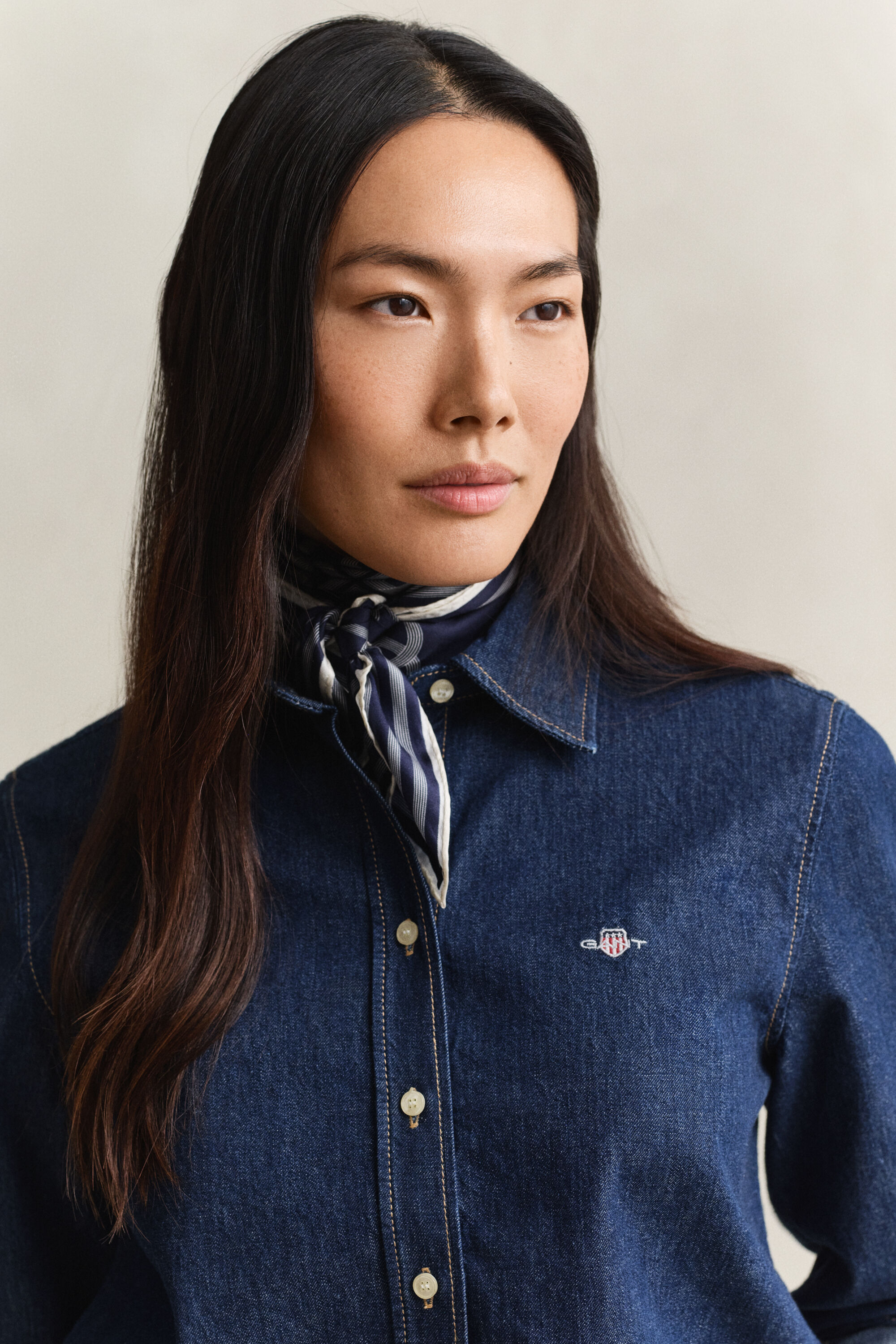 Denim skjorte