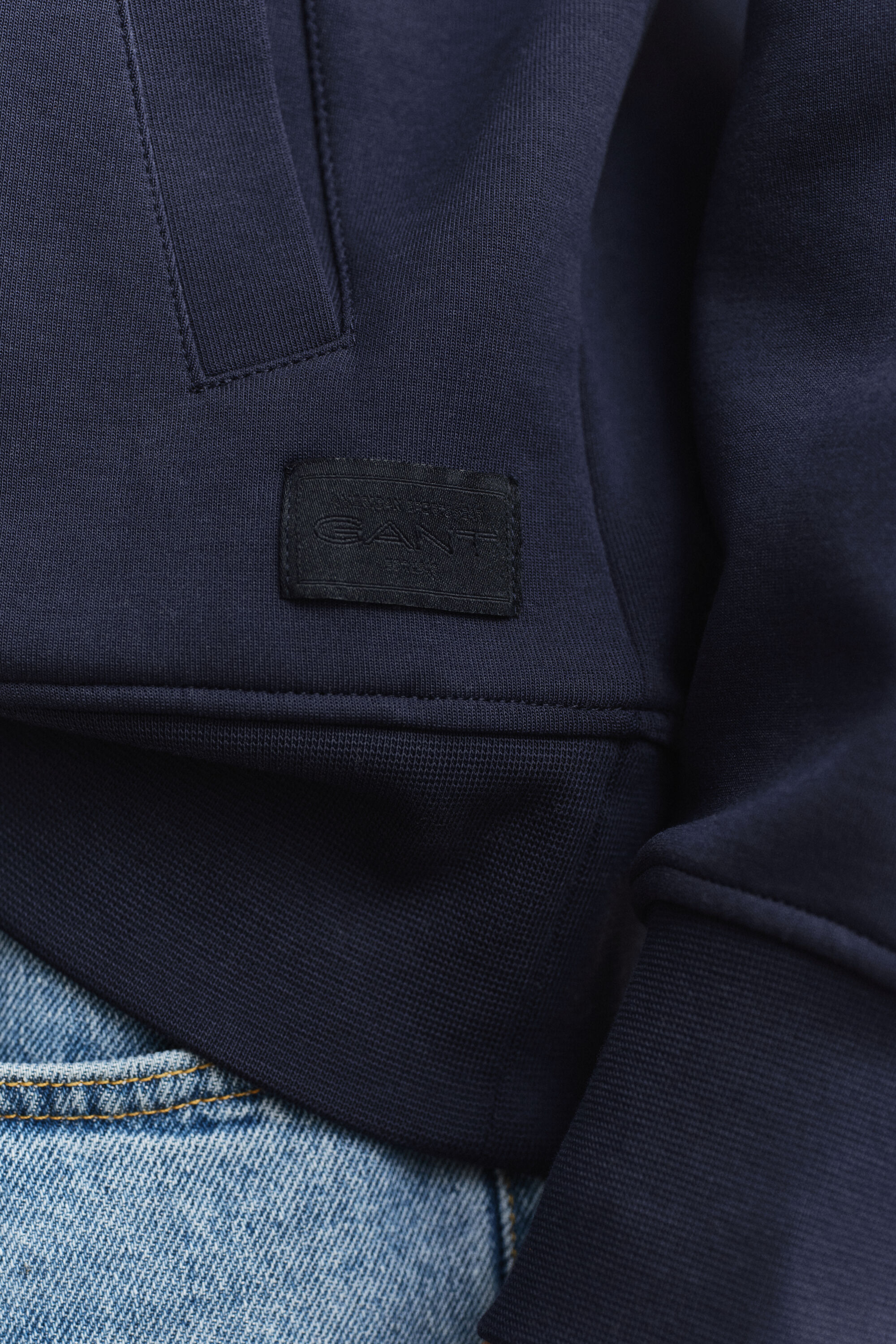 Interlock hættetrøje