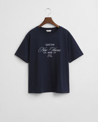 Sailing Graphic T-shirt med crewneck