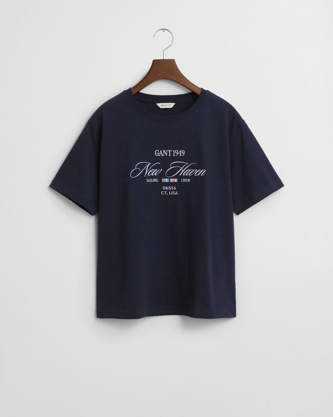 Sailing Graphic T-shirt med crewneck