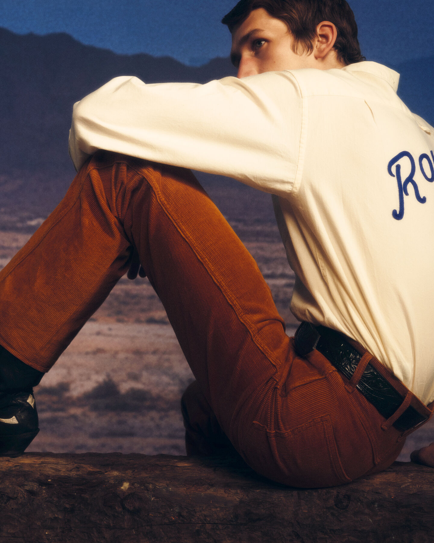 Wrangler x GANT Bootcut jeans af jernbanefløjl