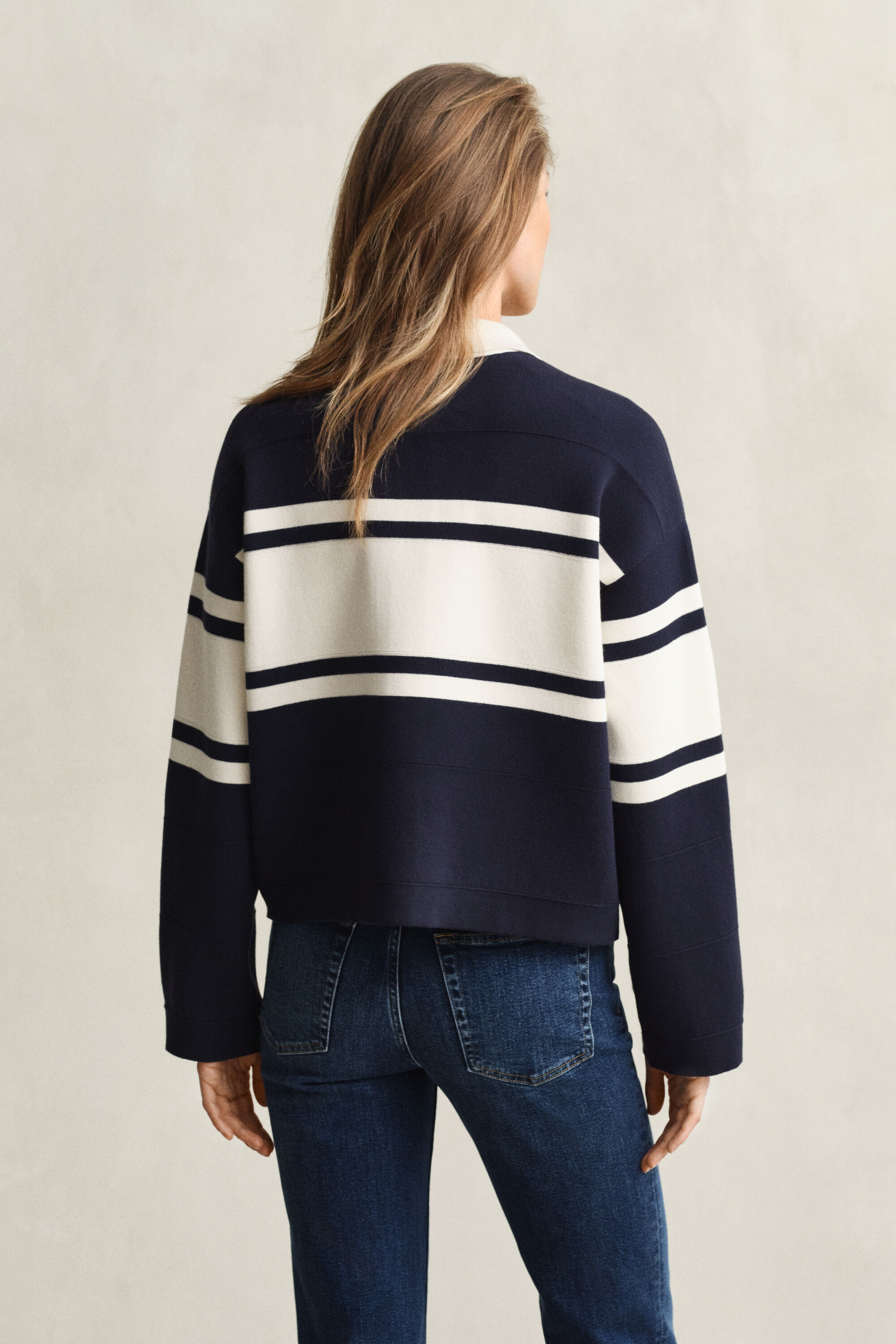 Cardigan med farveblokke