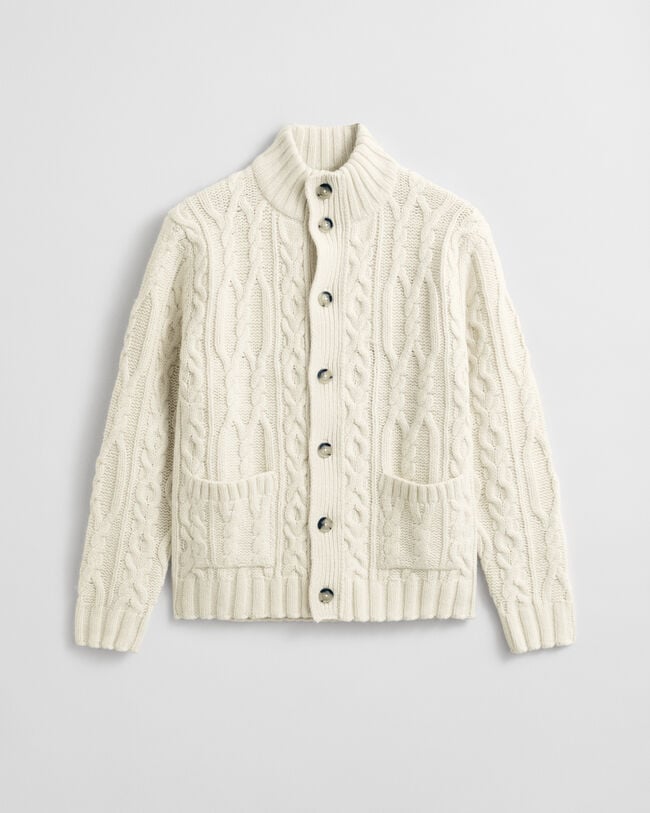 Kabelstrikket cardigan