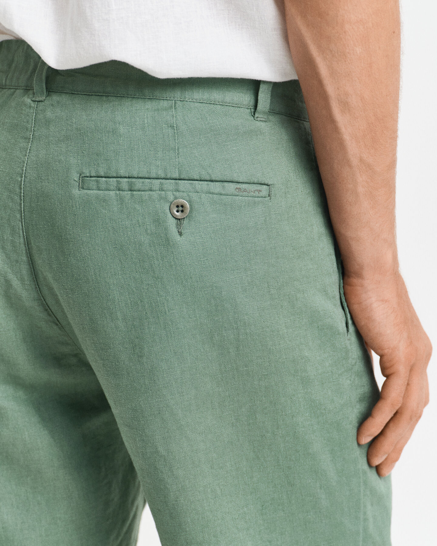 Relaxed fit shorts af h&oslash;r med l&oslash;besnor