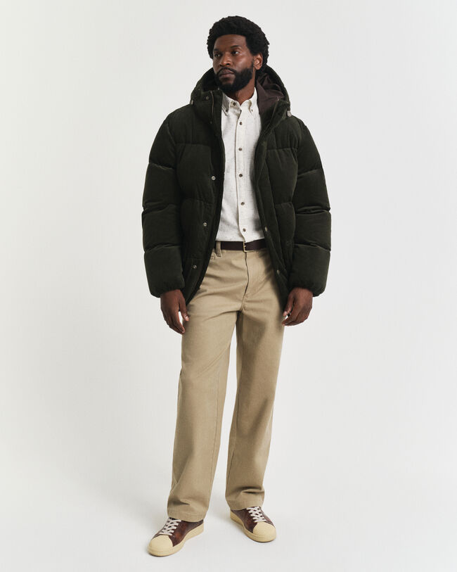 Regular fit flannelskjorte med nister