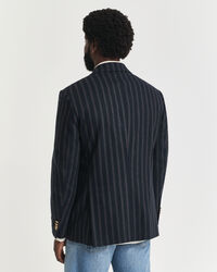 Stribet Club Blazer i flannel