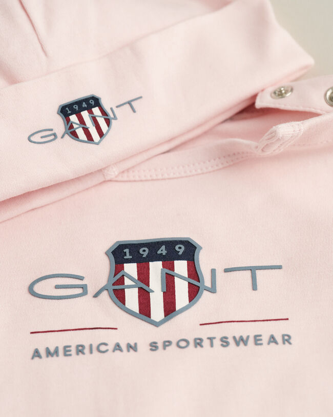 Baby Archive Shield bodysuit og beanie