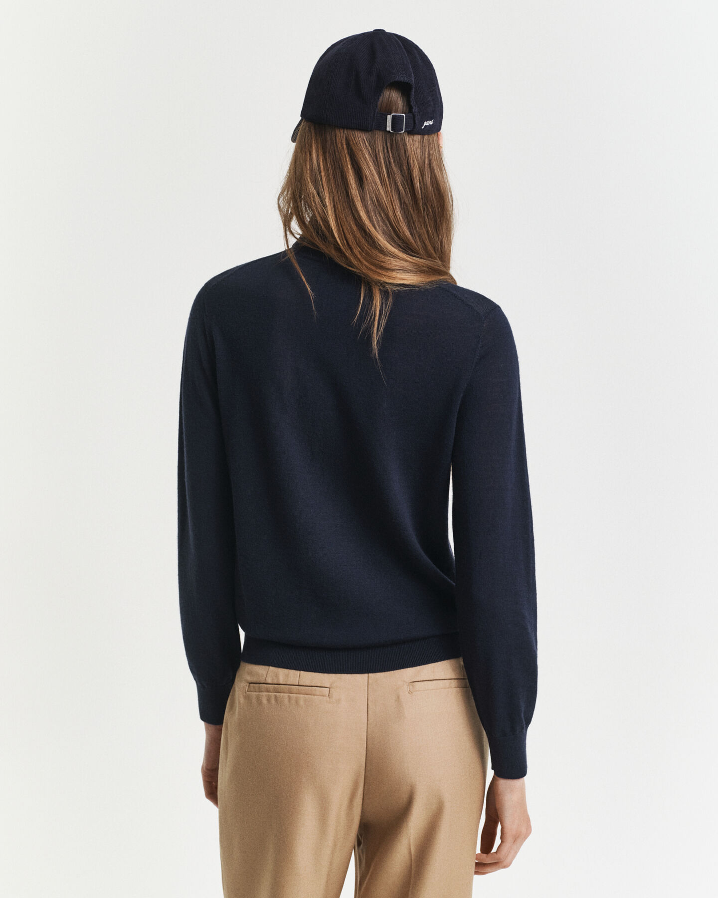 Rullekrave sweater af ekstra fin merinould