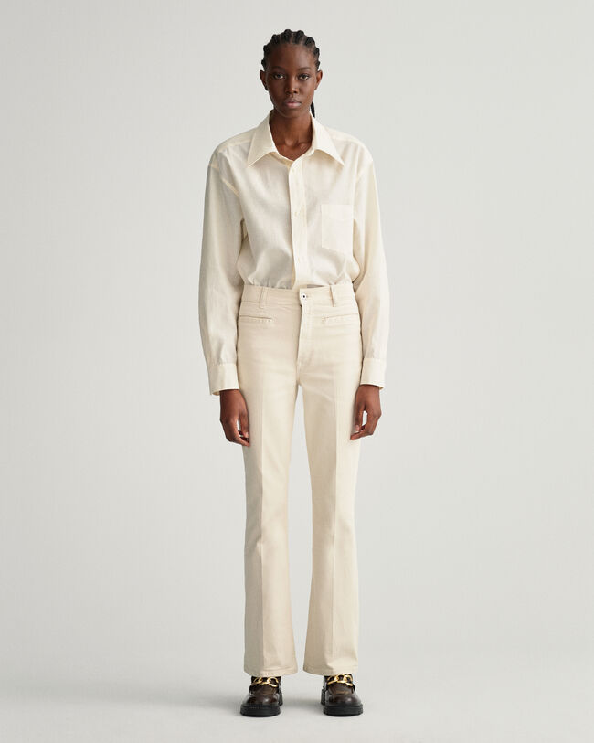 Jeans i farver med svaj