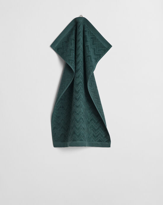 Jacquard sildebensmønstret håndklæde 50X70