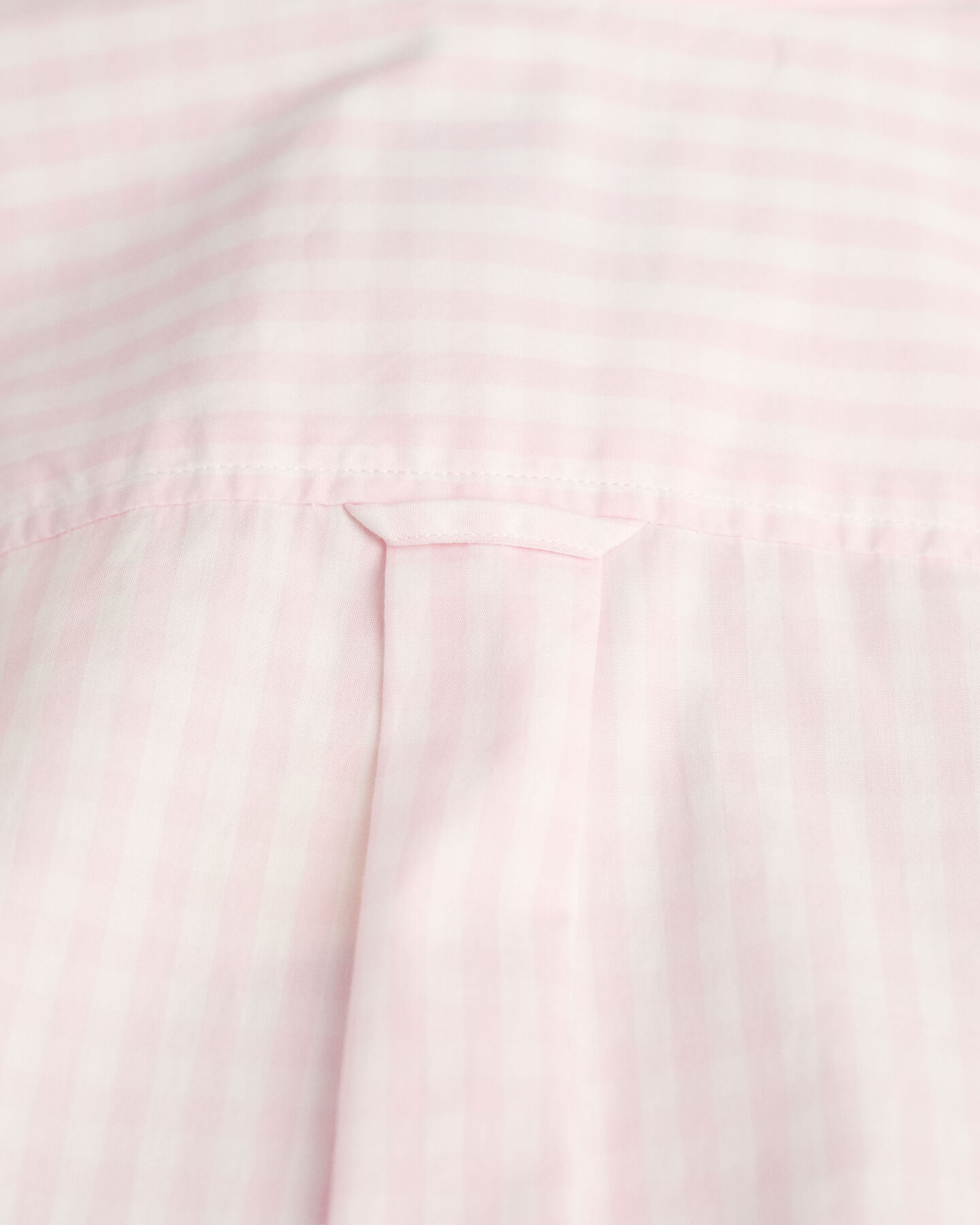 Regular fit gingham poplin skjorte