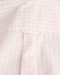 Regular fit gingham poplin skjorte