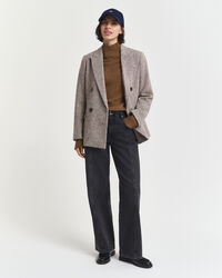 Sweater af ekstra fin lammeuld med rullekrave