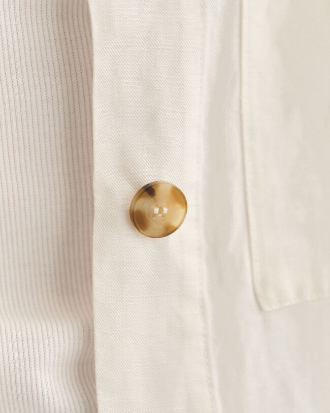 Overskjorte i hørblanding