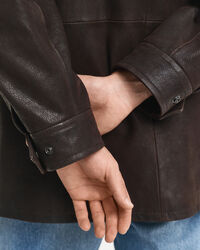 Decker jakke i nubuck