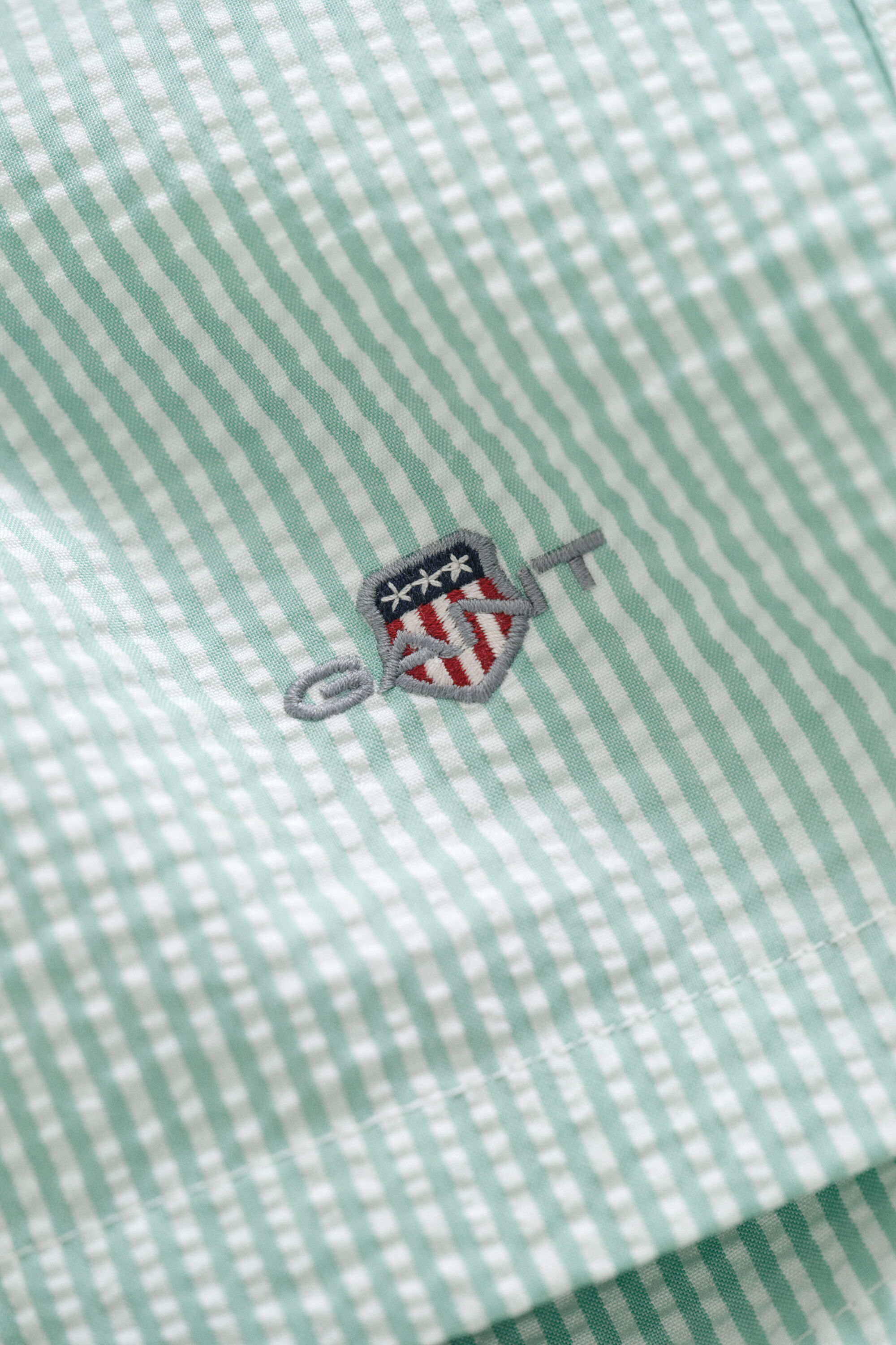 Stribede seersucker badeshorts