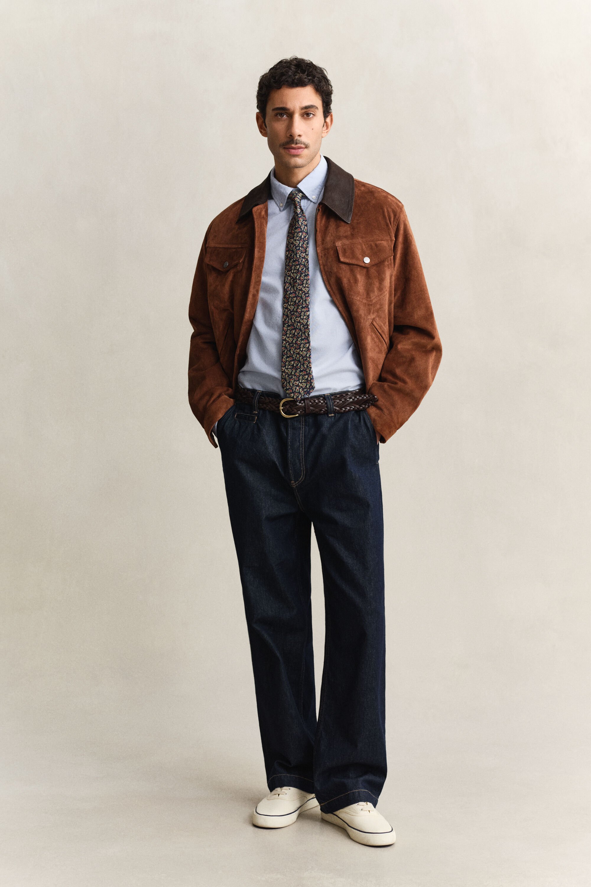 Slim fit klassisk Oxford-skjorte