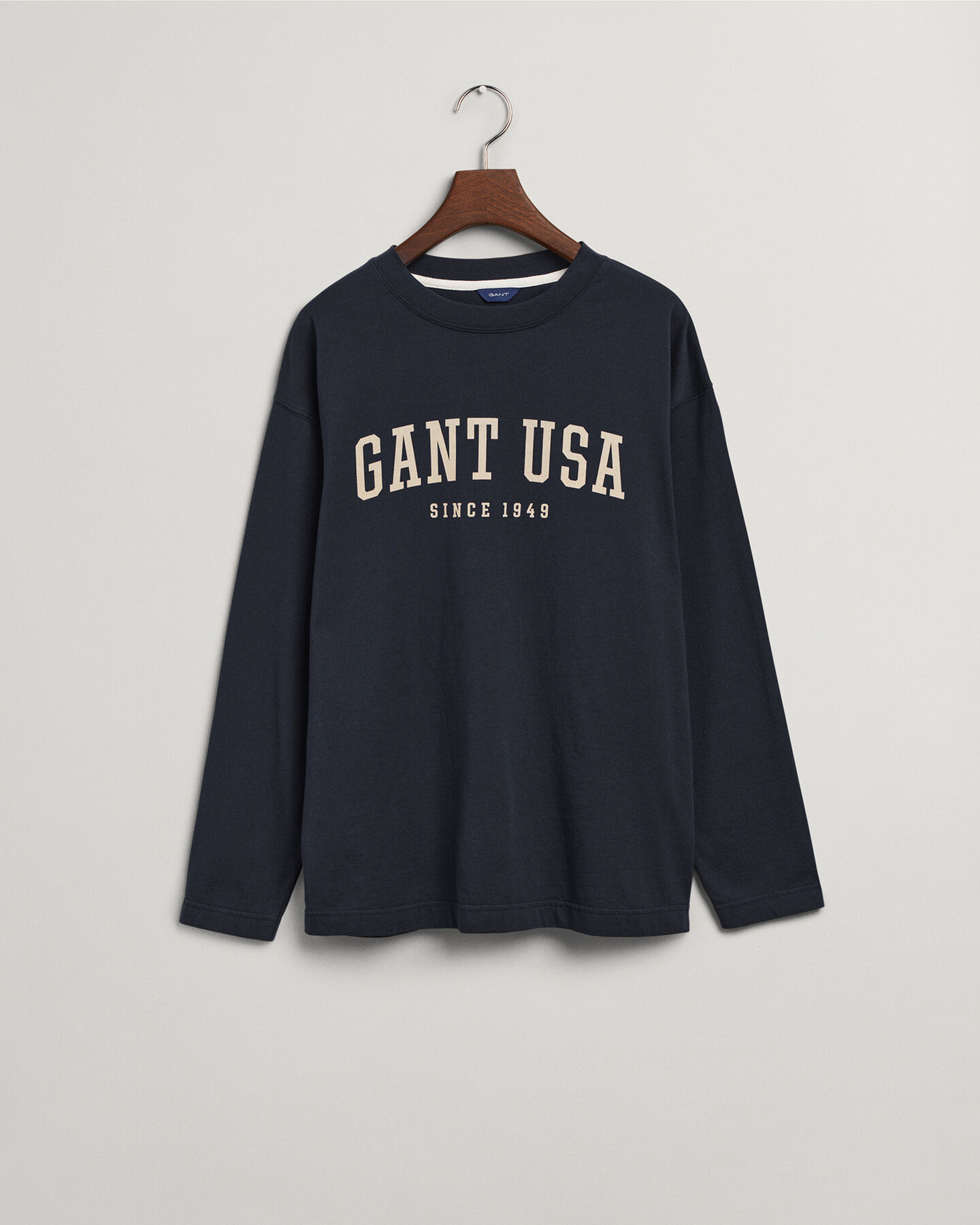 USA Graphic lang&aelig;rmet T-shirt