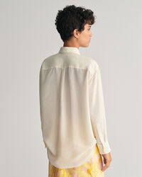 Relaxed silkeskjorte