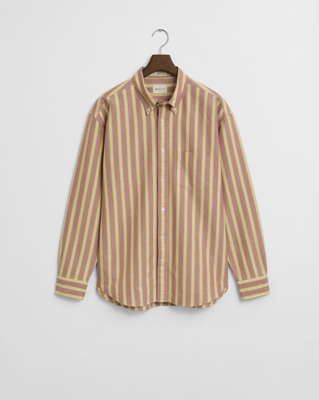 Relaxed fit Heritage Oxford-skjorte med striber