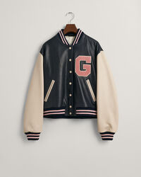 GANT Varsity Jacket af læder