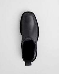 Fallwi mellemhøje læderstøvler