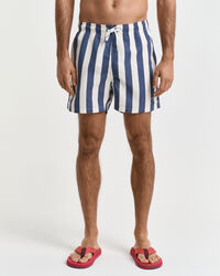 Blokstribede badeshorts