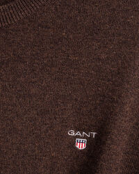 Crewneck sweater i ekstra fin lammeuld