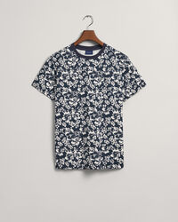 T-shirt med blomstertryk