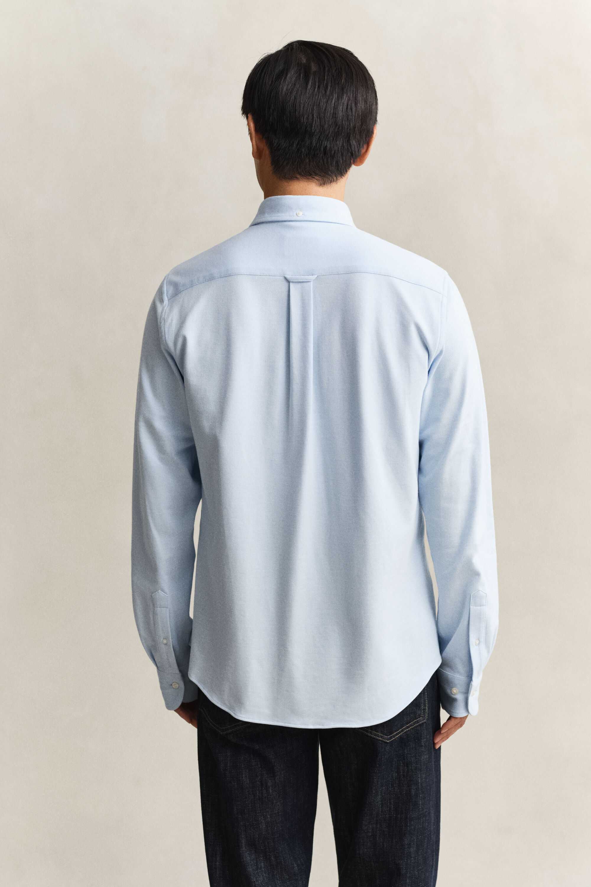 Jersey skjorte med stræk i piqué