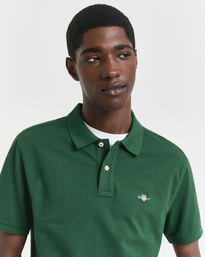 Regular fit Shield Piqué poloskjorte