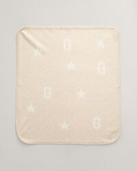 Baby strikket tæppe