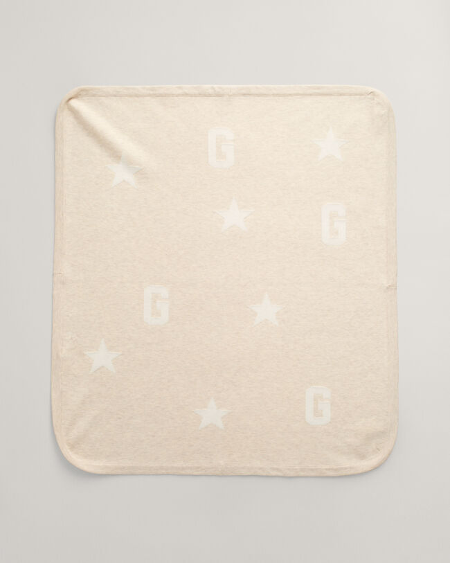 Baby strikket tæppe