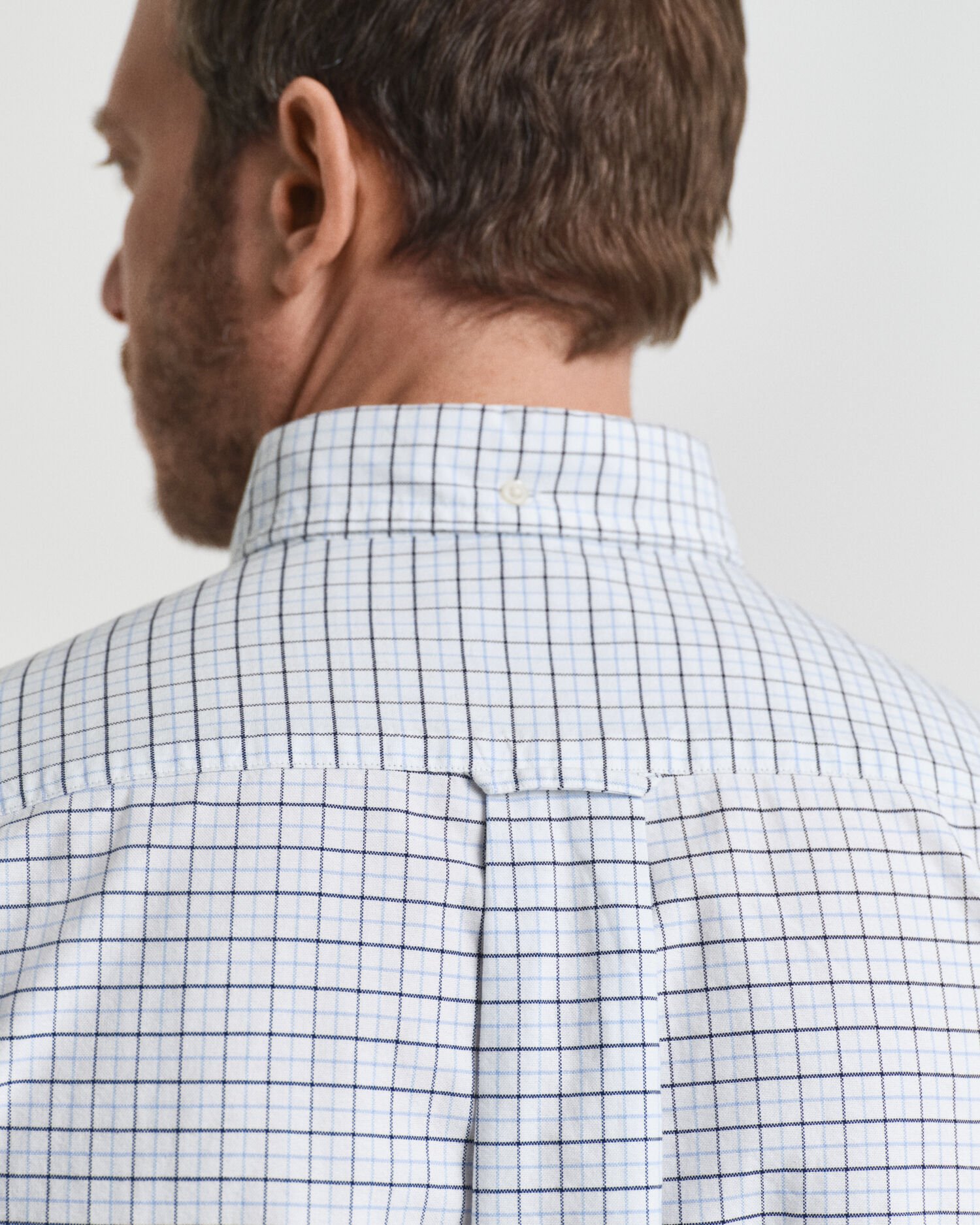 Regular fit Tattersall klassisk Oxford-skjorte