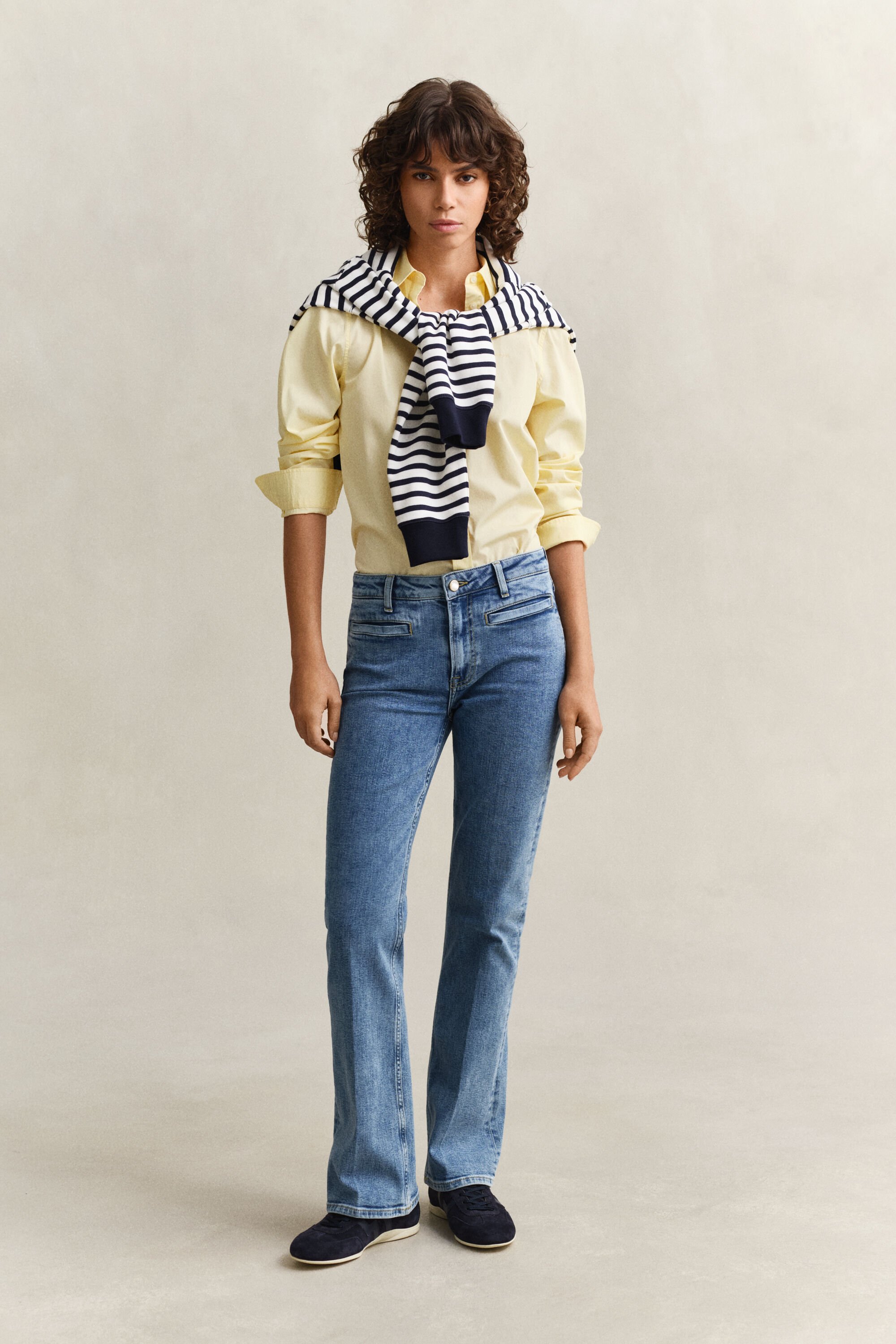 Regular fit klassisk poplin-skjorte