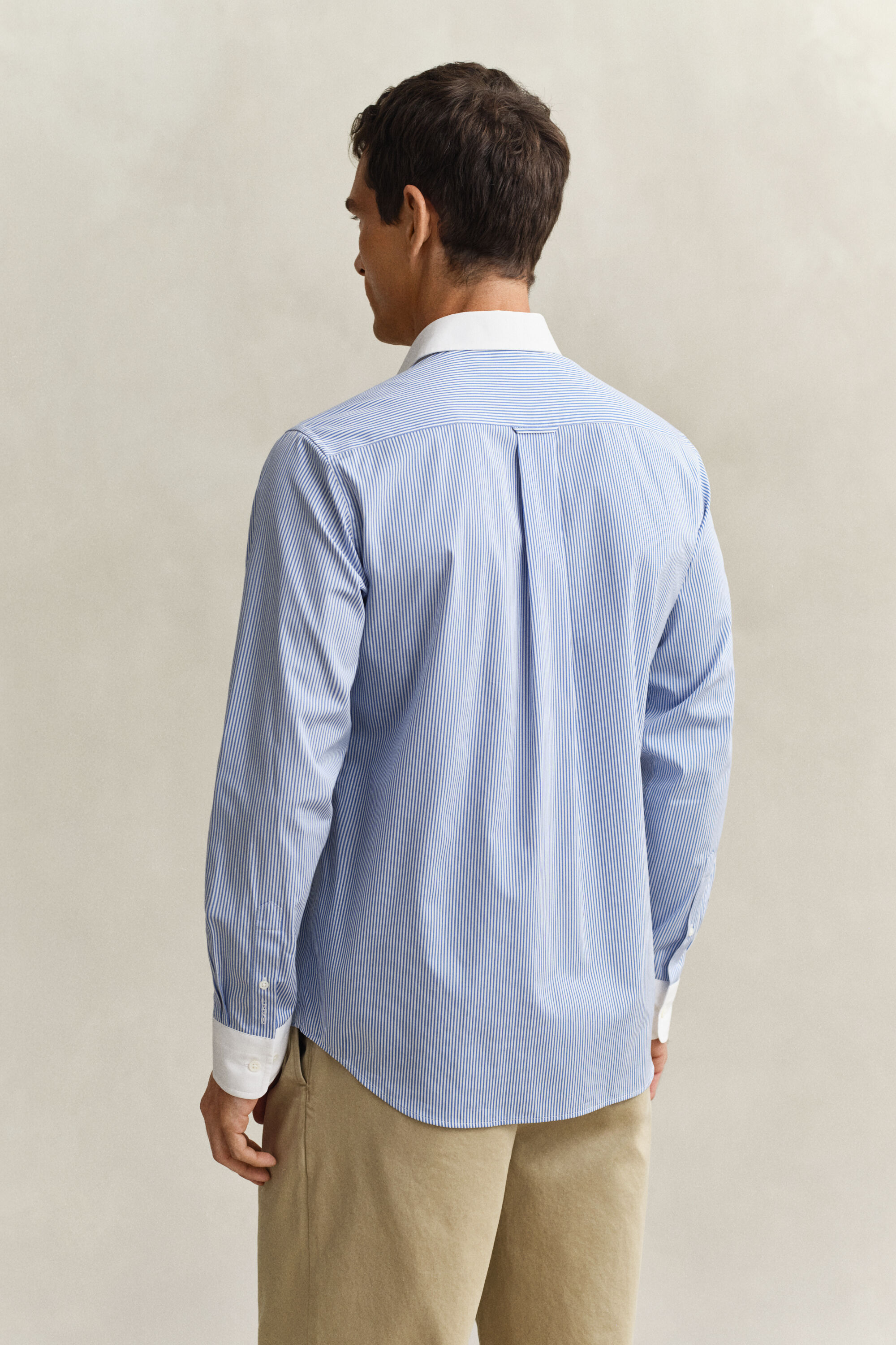 Elegant poplin-skjorte