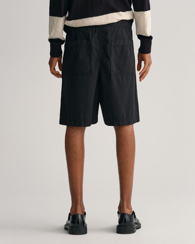 Sunfaded shorts med l&oslash;besnor