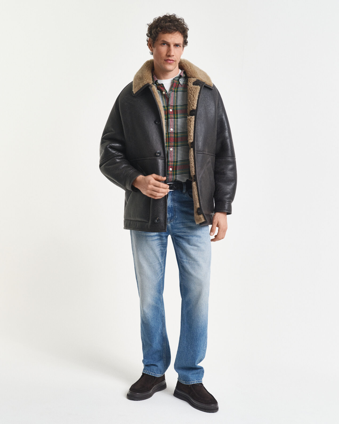 Relaxed fit let ternet twillskjorte