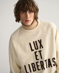 Luxe sweatshirt med crewneck
