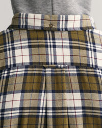 Regular fit ternet flannelskjorte