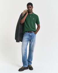 Regular fit Shield Piqué poloskjorte