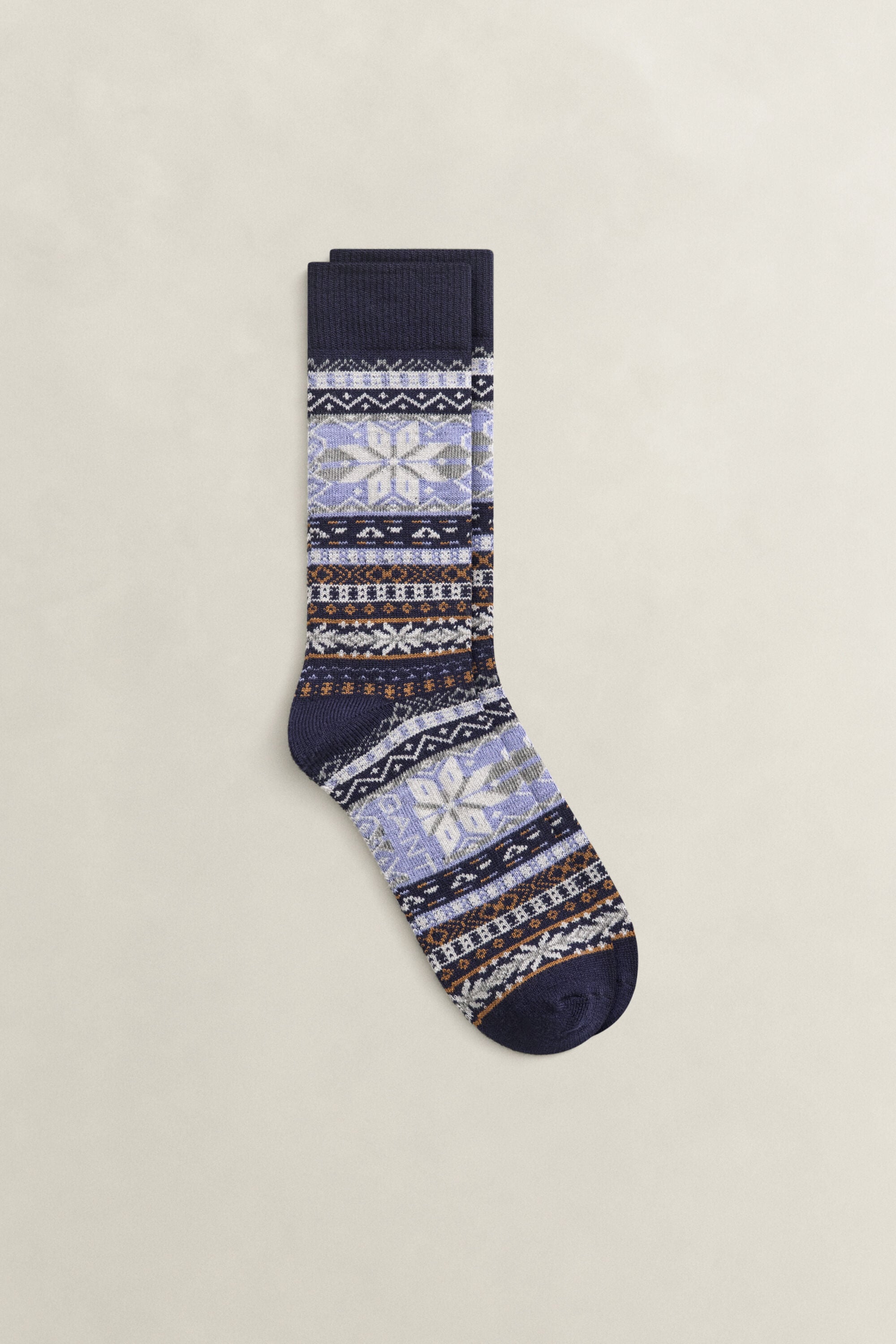 Fair Isle-mønstrede sokker