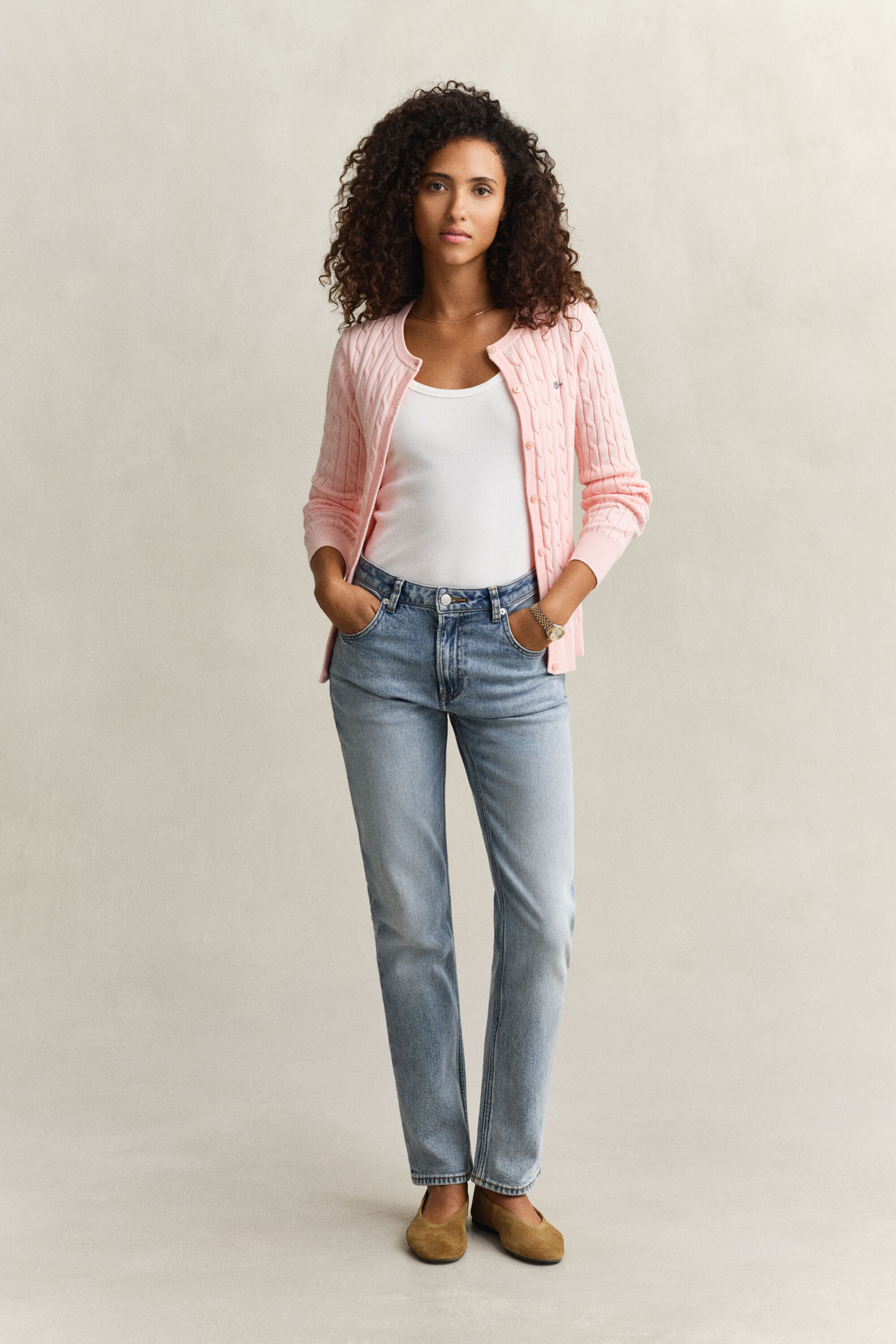 Kabelstrikket cardigan