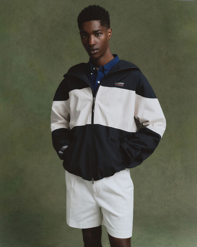 Sailor jakke med h&aelig;tte