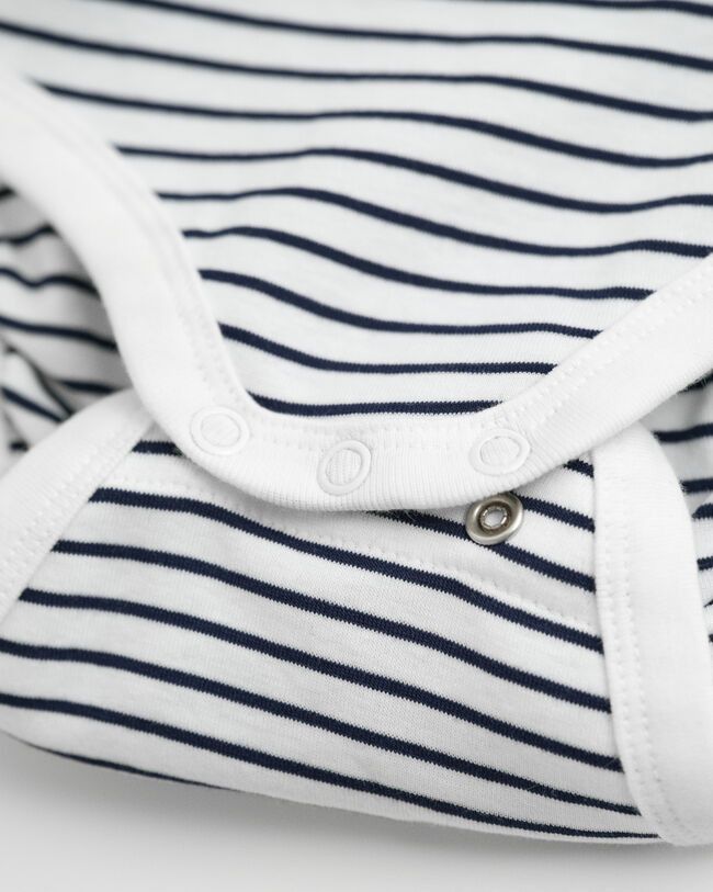Baby stribet Shield bodysuit